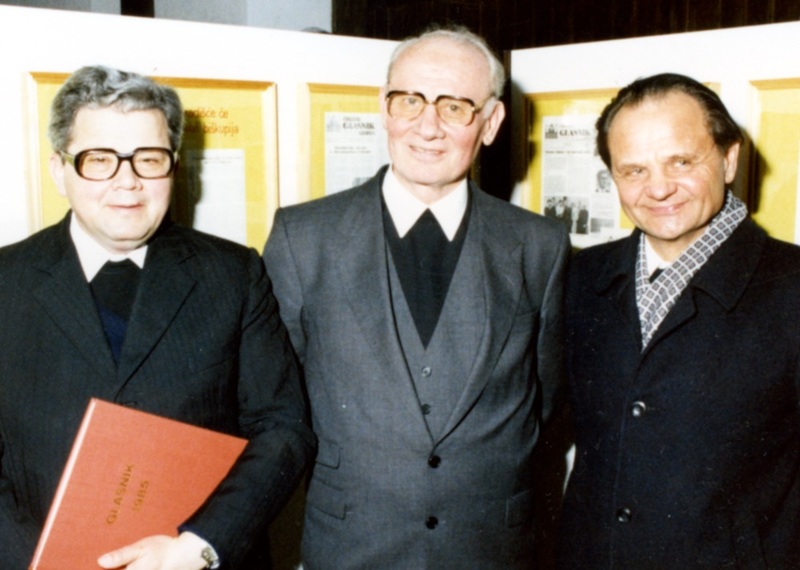 Kan. Msgr. Dr. Leo Stubits  - Prof. EKR Kan. P. Dr. Augustin Blazovich - Pfarrer Josef Prets