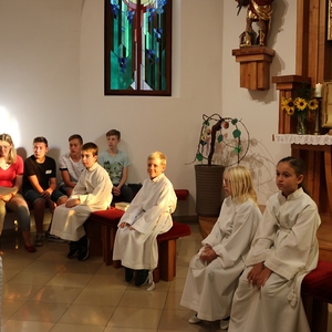 Hl. Messe gefeiert mit Kaplan Andreas Stipsits