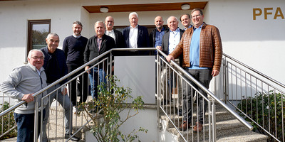 v.l.n.r.: Karl Tuider, Karl Woditsch, Philipp Jurenich, Wolfgang Jarmer, Karl Graf, Vinzenz Jobst, Othmar Lorenz, Gerhard Strommer, Gabriel Kožuch, Christoph Marchhart