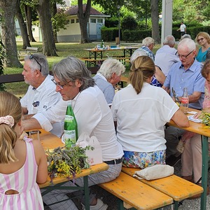 Pfarrfest - Als Gast konnte auch BGM Gerhard Hutter begrüßt werden